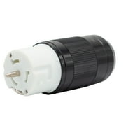 BAGUER 50 Amp RV Plug Replacement Locking End Camper Power Adapter 50A SS2-50R female